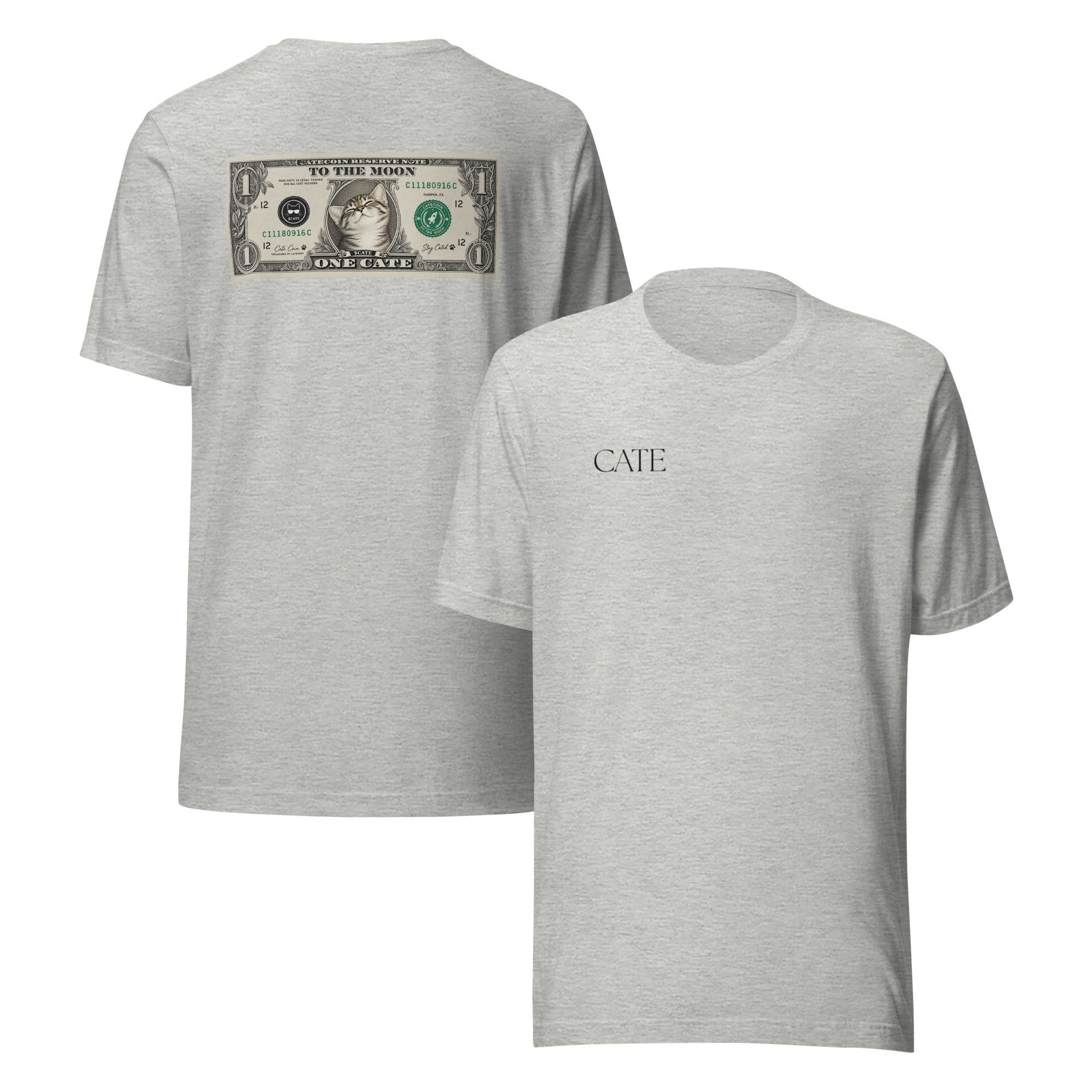 CATE 1 DOLLAR BILL T-SHIRT