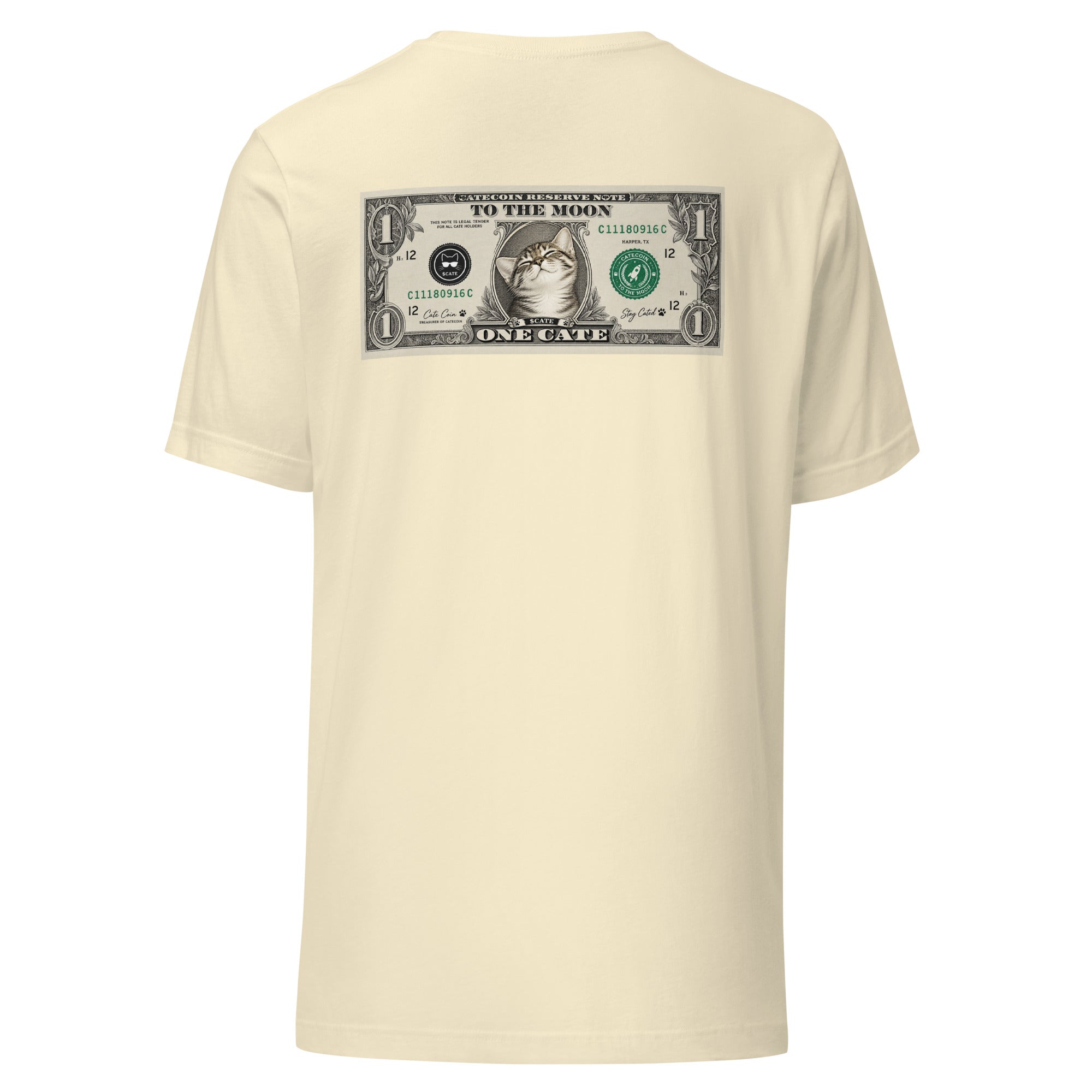 CATE 1 DOLLAR BILL T-SHIRT
