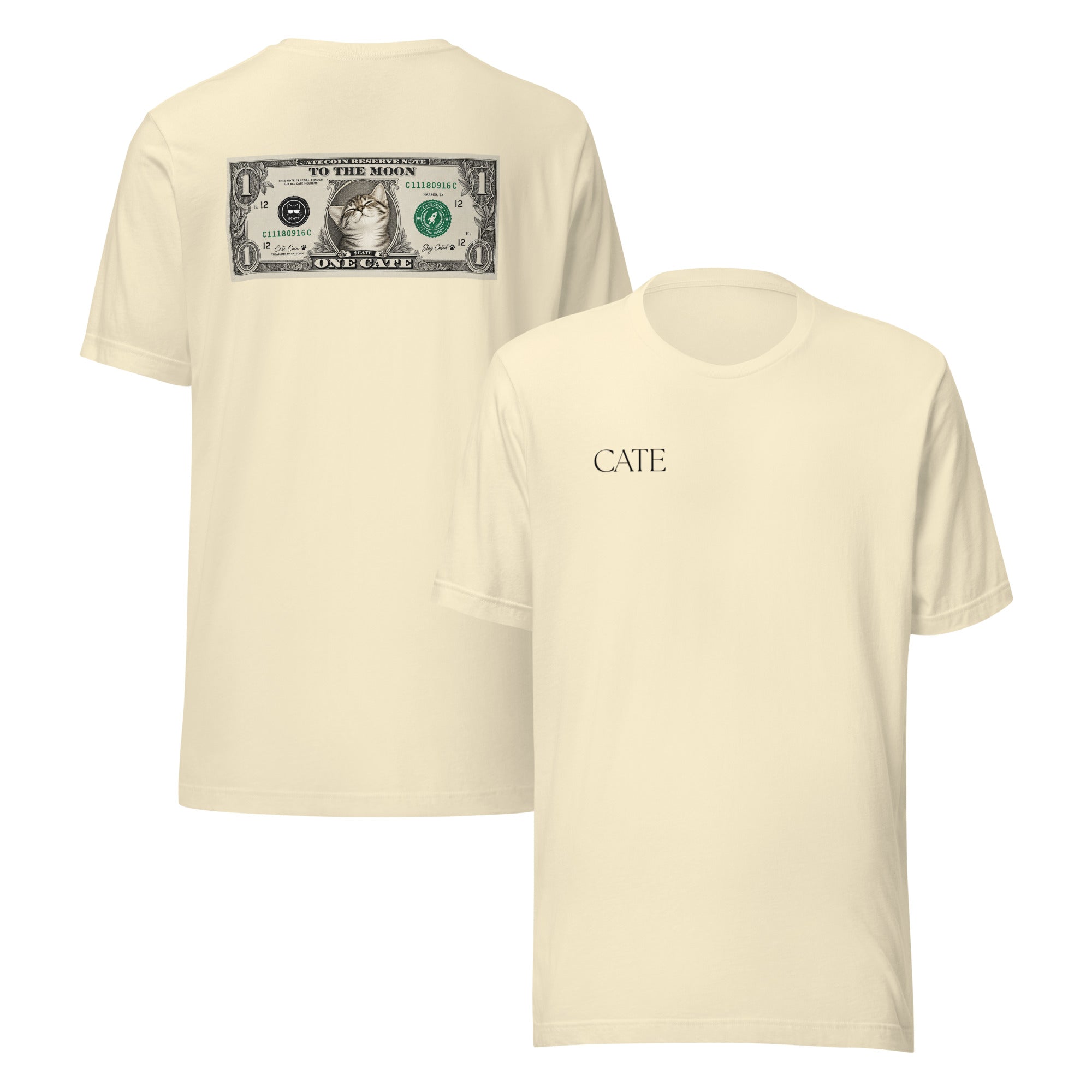 CATE 1 DOLLAR BILL T-SHIRT