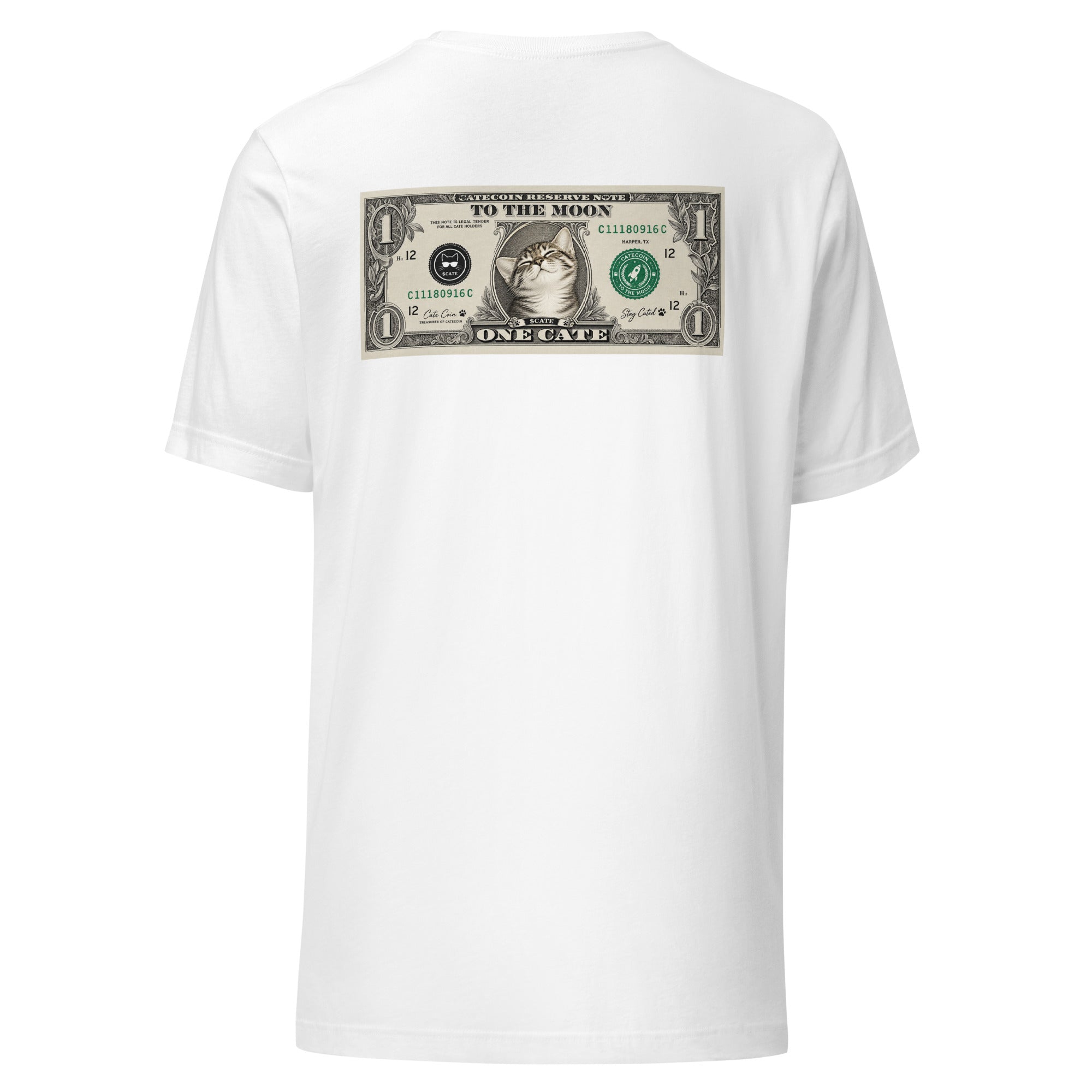 CATE 1 DOLLAR BILL T-SHIRT